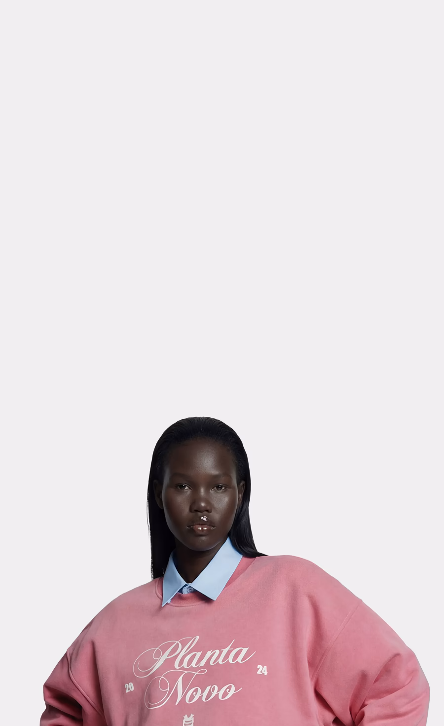 Anna Nova, AI-generated on-model look